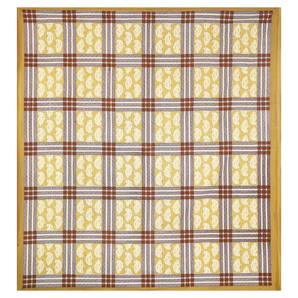 Yellow_Soft_Cotton_Double_Bedsheet_With_Set_Of_2_Pillow_Covers