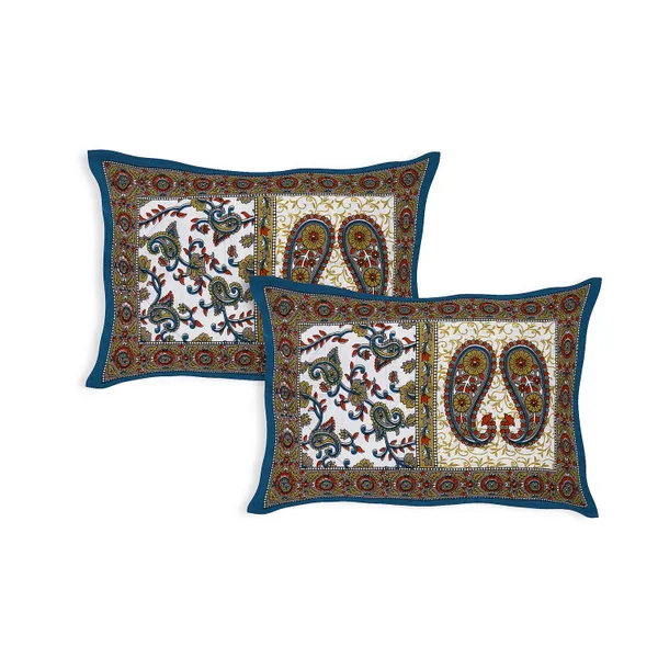 Brown_Soft_Cotton_Double_Bedsheet_With_Set_Of_2_Pillow_Covers