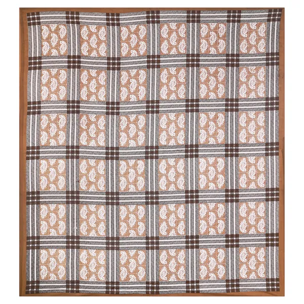 Brown_Soft_Cotton_Double_Bedsheet_With_Set_Of_2_Pillow_Covers