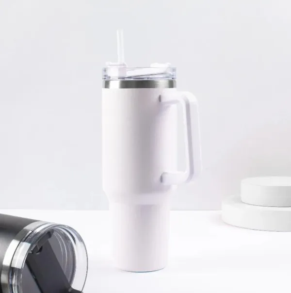 White_Stainless_Steel_Double_Walled_Insulated_Bpa_Free_Tumbler_With_Straw_(1200_Ml)