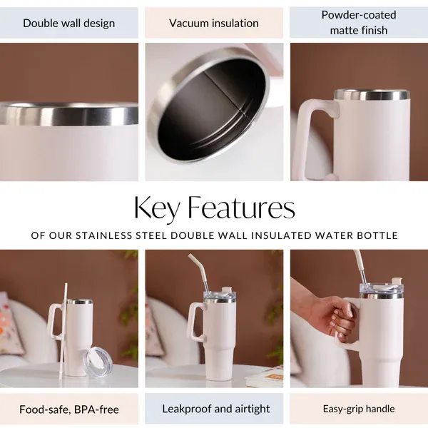 White_Stainless_Steel_Double_Walled_Insulated_Bpa_Free_Tumbler_With_Straw_(1200_Ml)