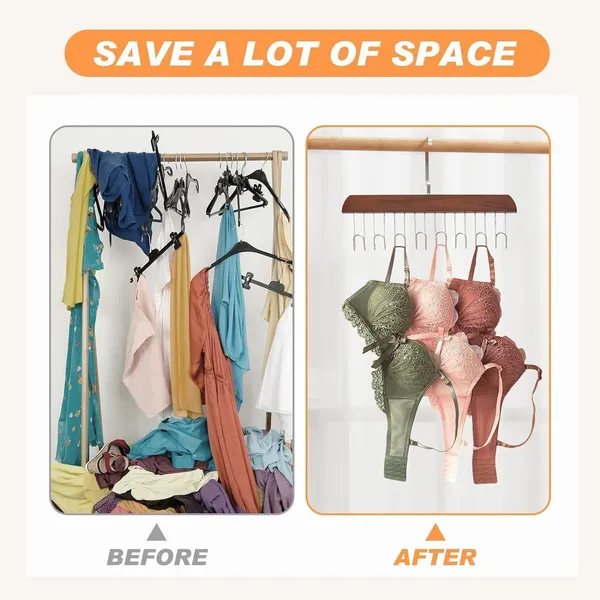Pack_of_9_-_Wooden_8_hook_adjustable_and_rotational_hanger_for_Clothes,_belts.