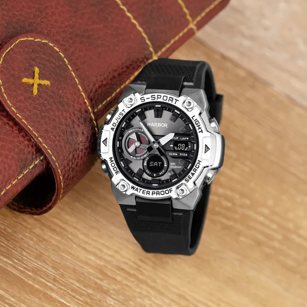Black_Pu_Strap_Analog_Digital_Sports_Wrist_Watch_For_Men_|_World_Time_|_Multi_Function