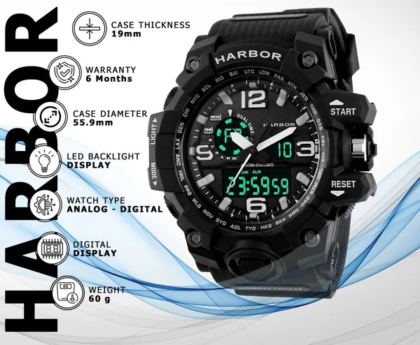 Harbor_1155_Black_Analog_Digital_Sports_Watch