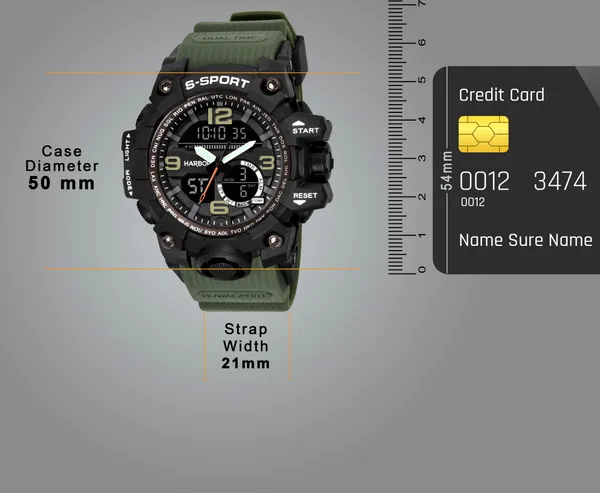 Green_Pu_Strap_Digital_Sports_Wrist_Watch_For_Men_|_Multi_Function_|_Analog