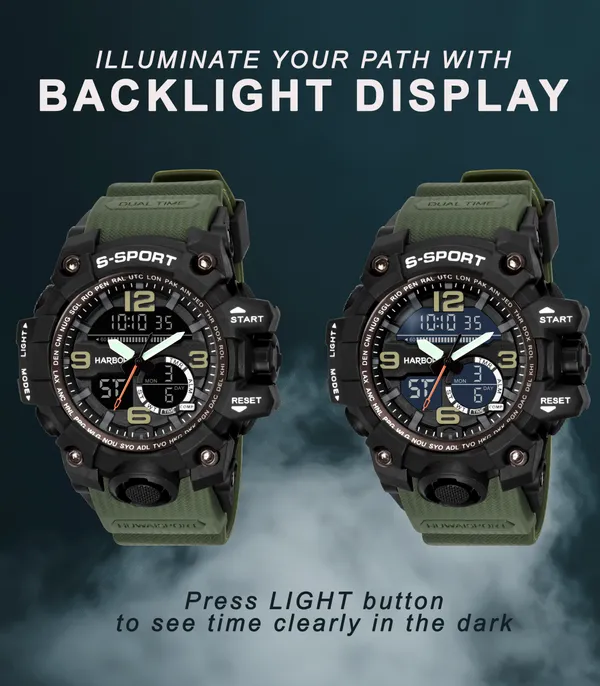 Green_Pu_Strap_Digital_Sports_Wrist_Watch_For_Men_|_Multi_Function_|_Analog