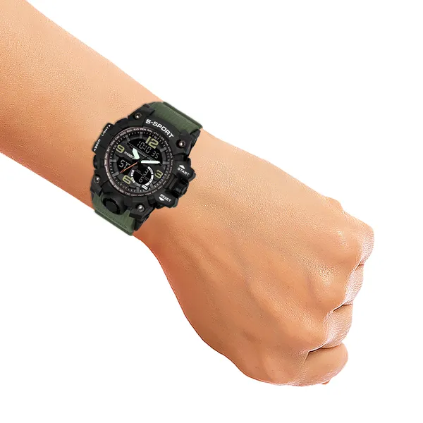 Green_Pu_Strap_Digital_Sports_Wrist_Watch_For_Men_|_Multi_Function_|_Analog
