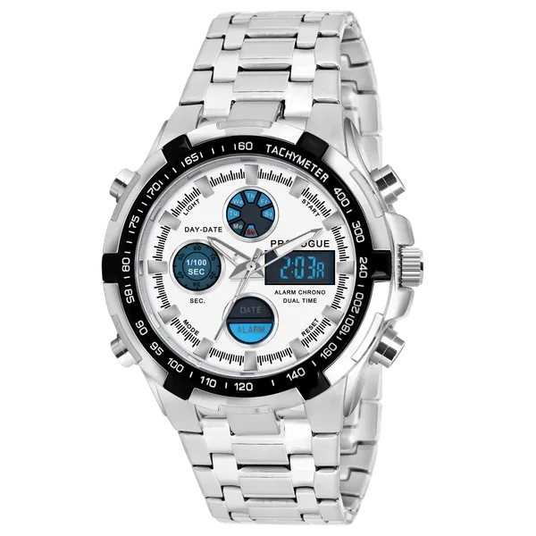 Provogue_White_Dial_Stainless_Steel_Wrist_Watch_For_Men_|_Analog-Digital