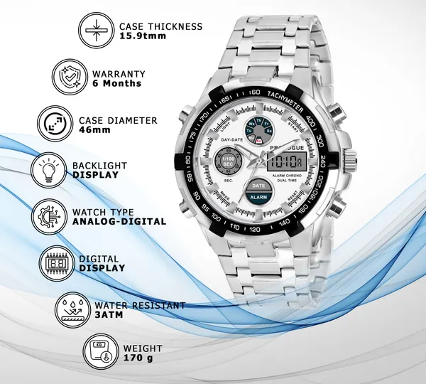 Provogue_White_Dial_Stainless_Steel_Wrist_Watch_For_Men_|_Analog-Digital