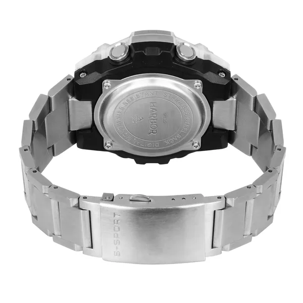 Silver_Stainless_Steel_Strap_Analog_Digital_Sports_Wrist_Watch_For_Men_|_World_Time_|_Multi_Function