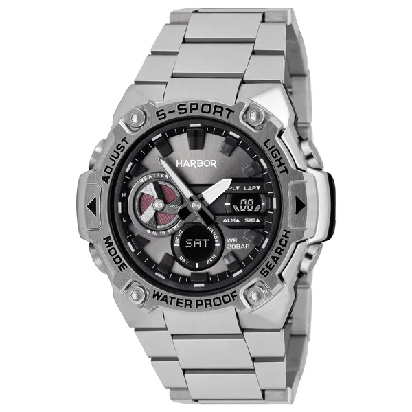 Silver_Stainless_Steel_Strap_Analog_Digital_Sports_Wrist_Watch_For_Men_|_World_Time_|_Multi_Function