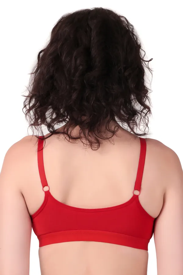 Red_Premium_Non_Padded_Solid_Hosiery_Fancy_Front_Open_Bra_For_Women