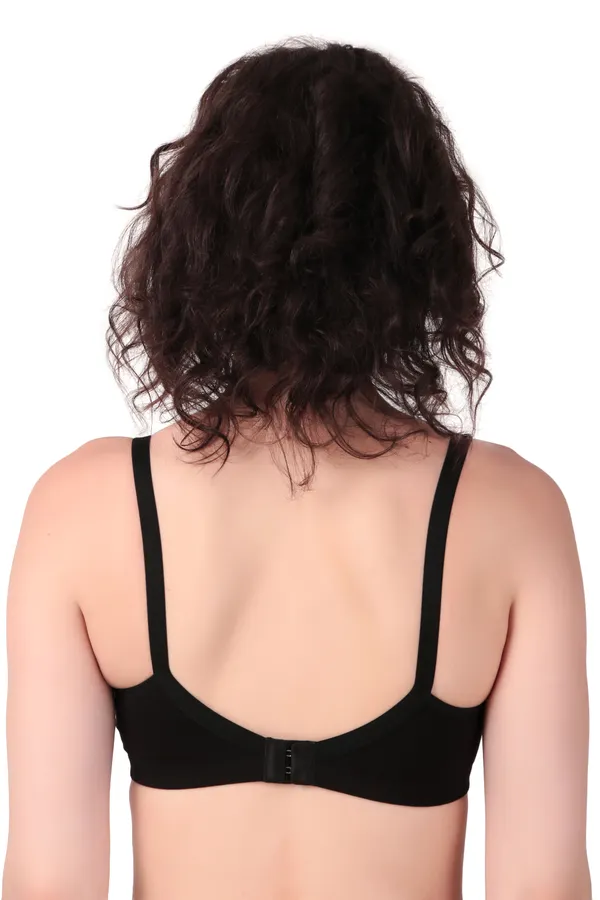 Black_Premium_Non_Padded_Solid_Cotton_Blend_Bra_For_Women