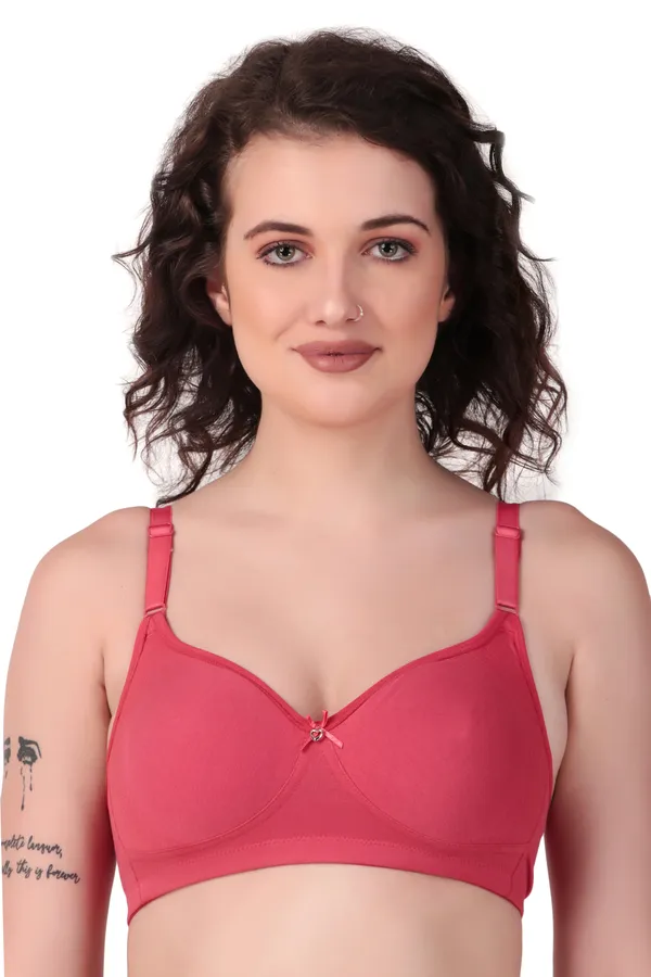 Gajri_Premium_Non_Padded_Solid_Cotton_Blend_Bra_For_Women