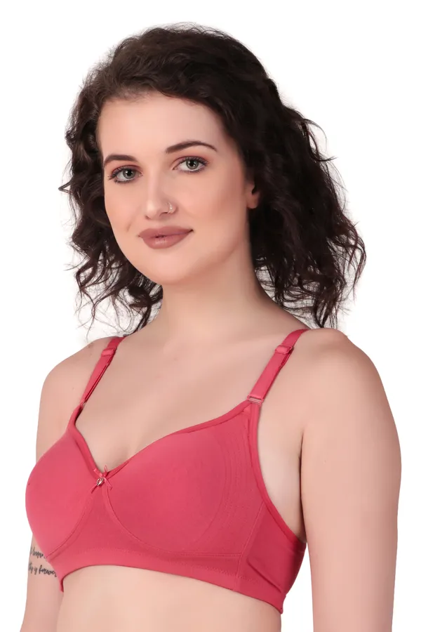 Gajri_Premium_Non_Padded_Solid_Cotton_Blend_Bra_For_Women