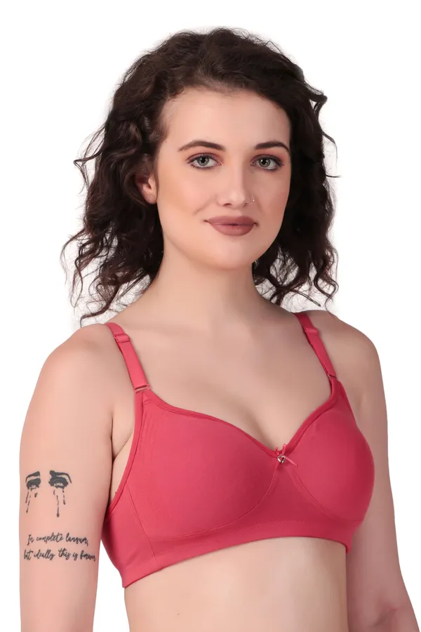 Gajri_Premium_Non_Padded_Solid_Cotton_Blend_Bra_For_Women