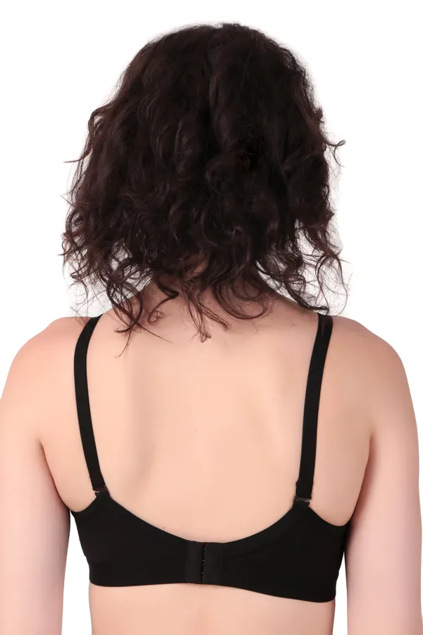 Black_Premium_Non_Padded_Solid_Cotton_Blend_Bra_For_Women