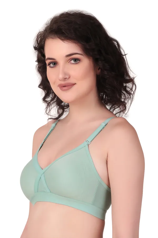 Cyan_Premium_Non_Padded_Solid_Cotton_Blend_Bra_For_Women