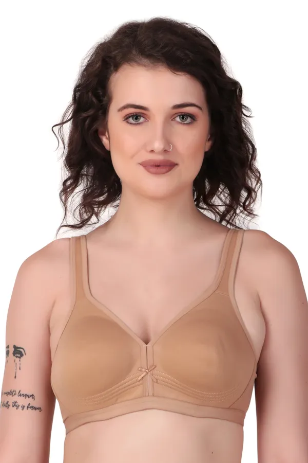 Golden_Premium_Non_Padded_Solid_Cotton_Blend_Bra_For_Women