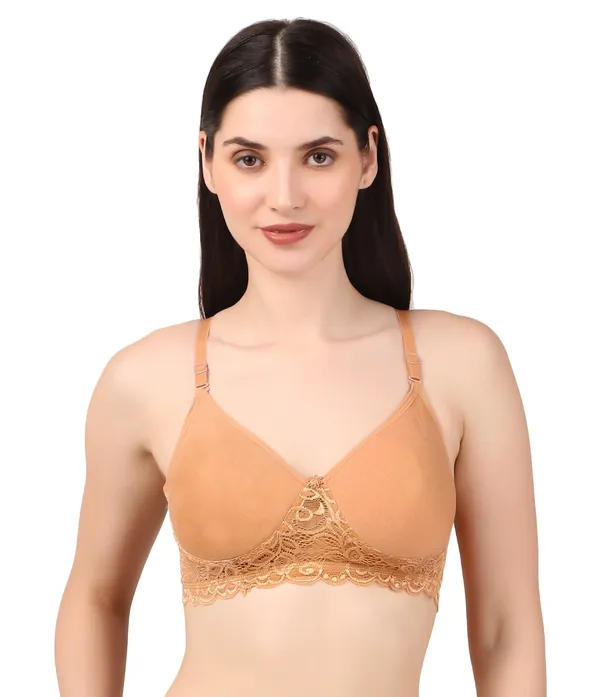 Golden_Premium_Padded_Solid_Cotton_Blend_Net_Bralette_For_Women