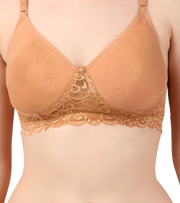 Golden_Premium_Padded_Solid_Cotton_Blend_Net_Bralette_For_Women