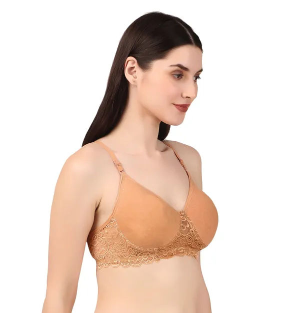 Golden_Premium_Padded_Solid_Cotton_Blend_Net_Bralette_For_Women