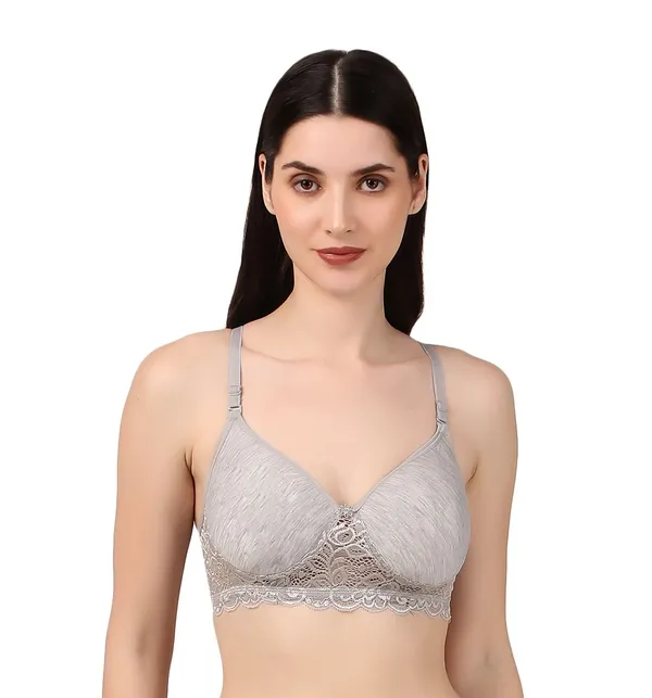 Grey_Premium_Padded_Solid_Cotton_Blend_Net_Bralette_For_Women