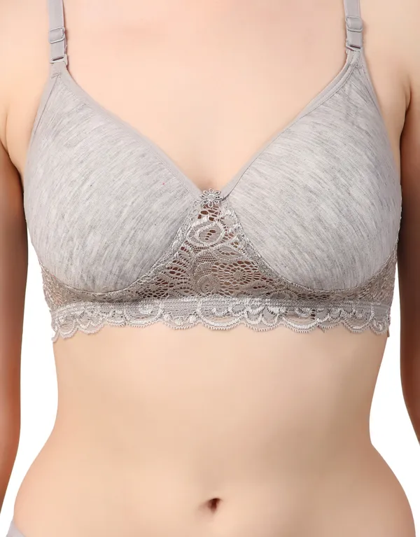 Grey_Premium_Padded_Solid_Cotton_Blend_Net_Bralette_For_Women