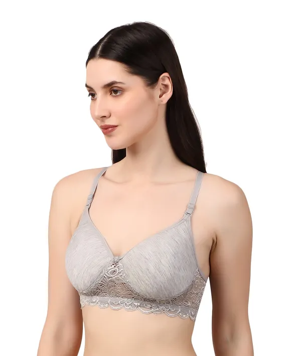 Grey_Premium_Padded_Solid_Cotton_Blend_Net_Bralette_For_Women