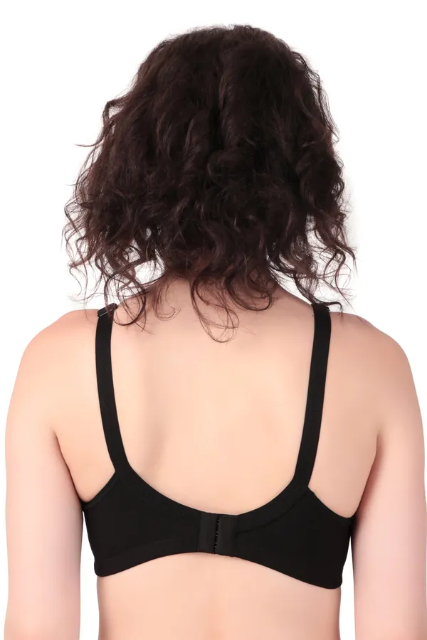 Black_Premium_Non_Padded_Solid_Cotton_Blend_Bra_For_Women