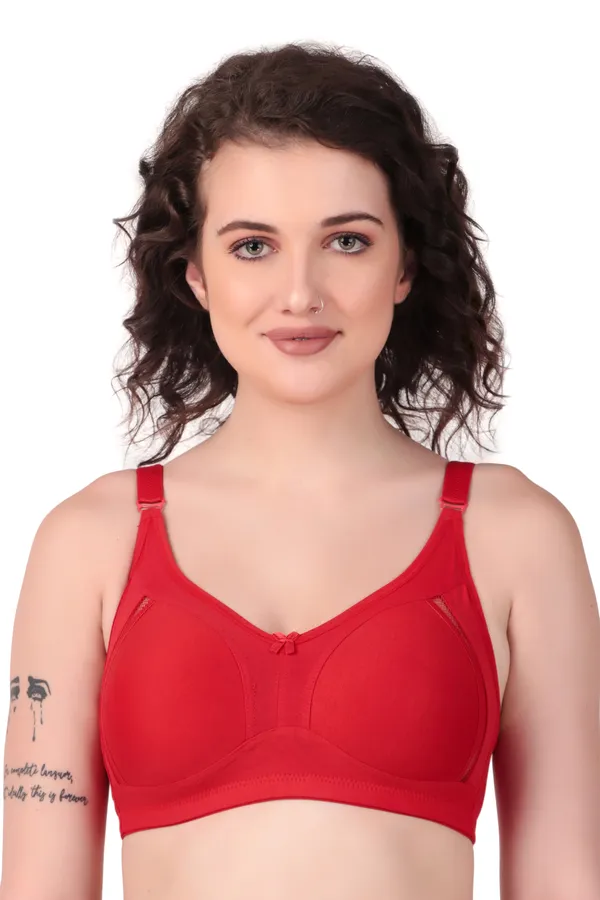 Red_Premium_Non_Padded_Solid_Cotton_Blend_Bra_For_Women