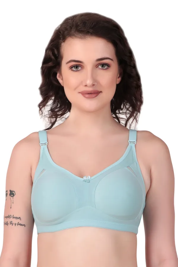 Sky_Premium_Non_Padded_Solid_Cotton_Blend_Bra_For_Women