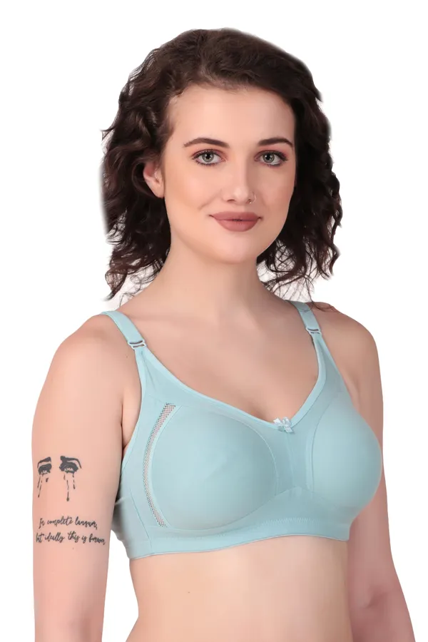 Sky_Premium_Non_Padded_Solid_Cotton_Blend_Bra_For_Women