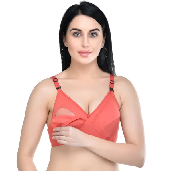 Gajri_Premium_Non_Padded_Solid_Cotton_Blend_Maternity_Bra_For_Women