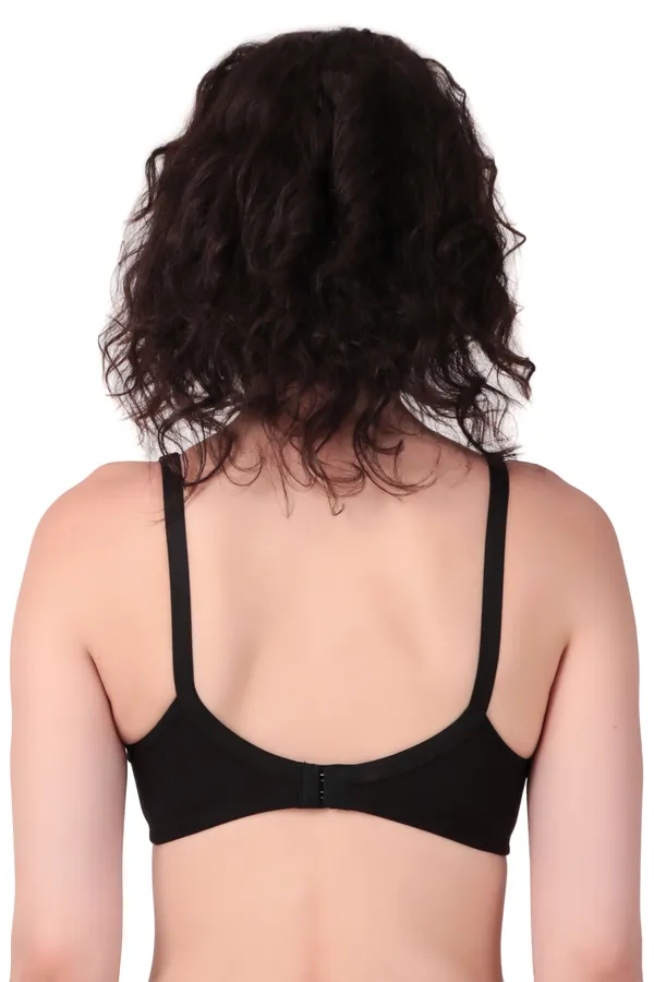 Black_Premium_Non_Padded_Solid_Cotton_Blend_Bra_For_Women