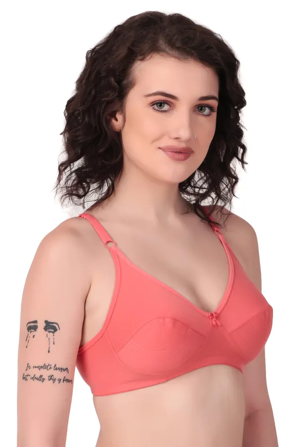 Gajri_Premium_Non_Padded_Solid_Cotton_Blend_Bra_For_Women
