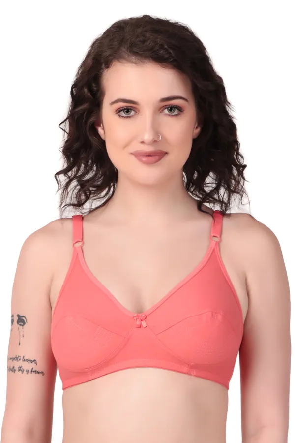 Gajri_Premium_Non_Padded_Solid_Cotton_Blend_Bra_For_Women
