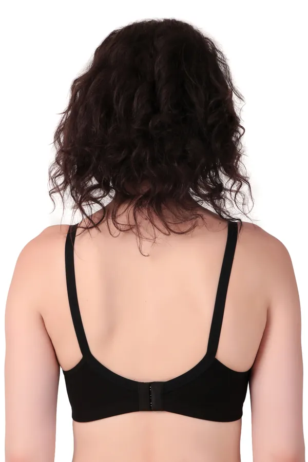 Black_Premium_Non_Padded_Solid_Cotton_Blend_Bra_For_Women