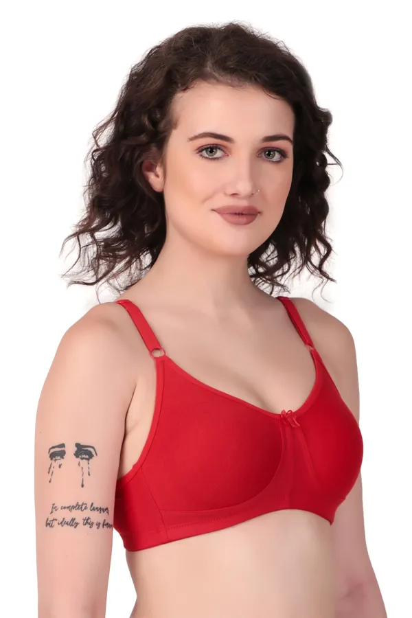Red_Premium_Non_Padded_Solid_Cotton_Blend_Bra_For_Women