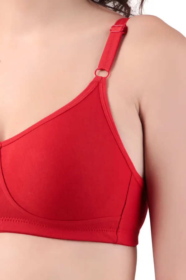 Red_Premium_Non_Padded_Solid_Cotton_Blend_Bra_For_Women