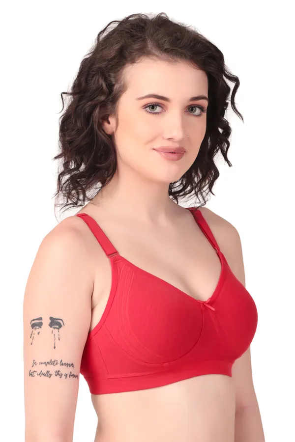 Red_Premium_Non_Padded_Solid_Cotton_Blend_Bra_For_Women