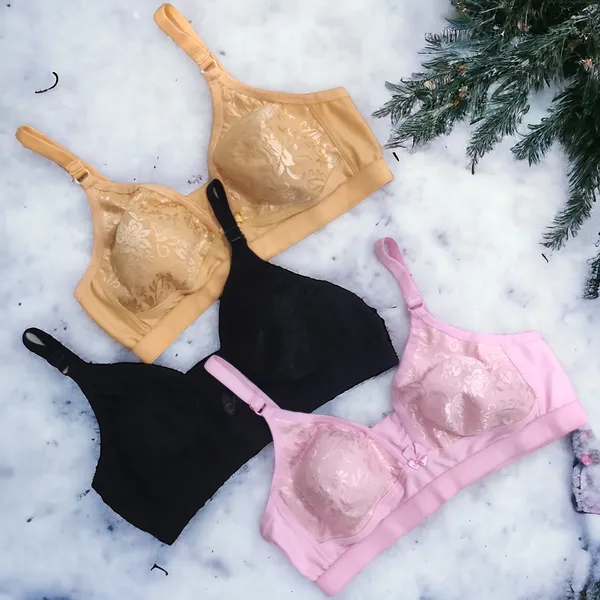 Elegant_&_Chic:_Pack_of_3_Black,_Golden_&_Pink_Everyday_Non-Padded_Bras