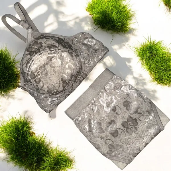 Non-Padded_Grey_Color_Net_Lingerie_Set_(Pack_of_1)_by