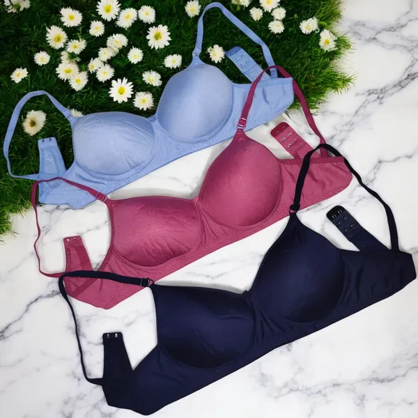 Lightly_Padded_Seamless_Bra_Set_(Pack_of_3)_-_Sea_Blue,_Magenta,_Navy_Blue