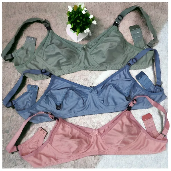 Maternity_Bra_Pack_of_3_-_Grey,_Green,_Pink,_Cotton_Blend,_Non-Padded
