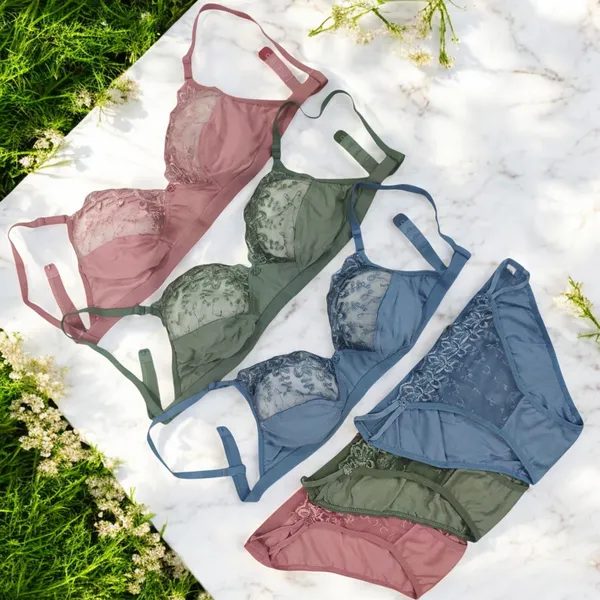 Non-Padded_Bikini_Set_for_Beach_Wear_–_Pink,_Blue,_Green_(Pack_of_3)