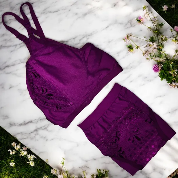 Non-Padded_Fancy_Bra_–_Maroon,_Purple,_Coffee_(Pack_of_3)