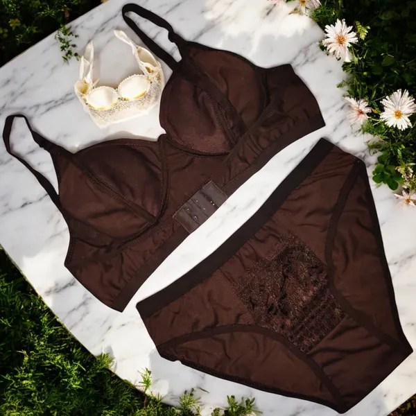 Non-Padded_Fancy_Bra_–_Maroon,_Purple,_Coffee_(Pack_of_3)