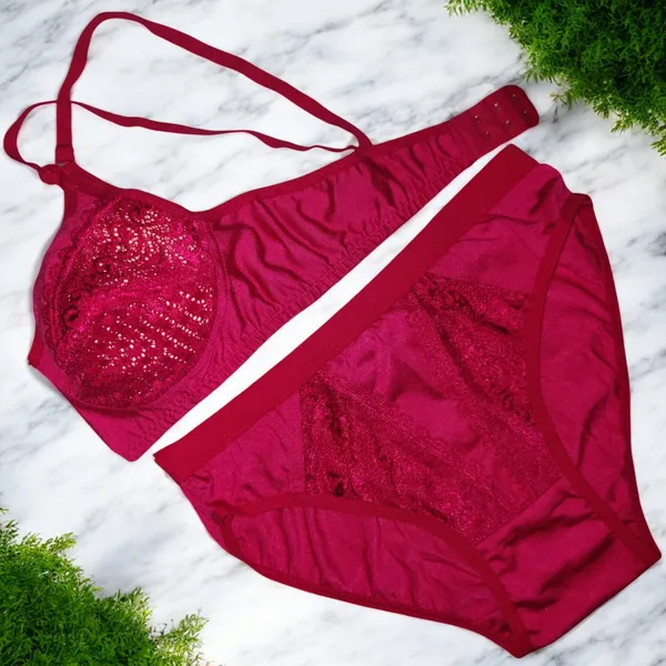 Non-Padded_Fancy_Bra_–_Red,_Rani,_Maroon_(Pack_of_3)_–_Trendy_&_Elegant_Design