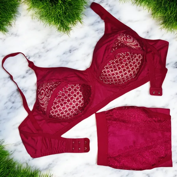 Non-Padded_Fancy_Bra_–_Red,_Rani,_Maroon_(Pack_of_3)_–_Trendy_&_Elegant_Design